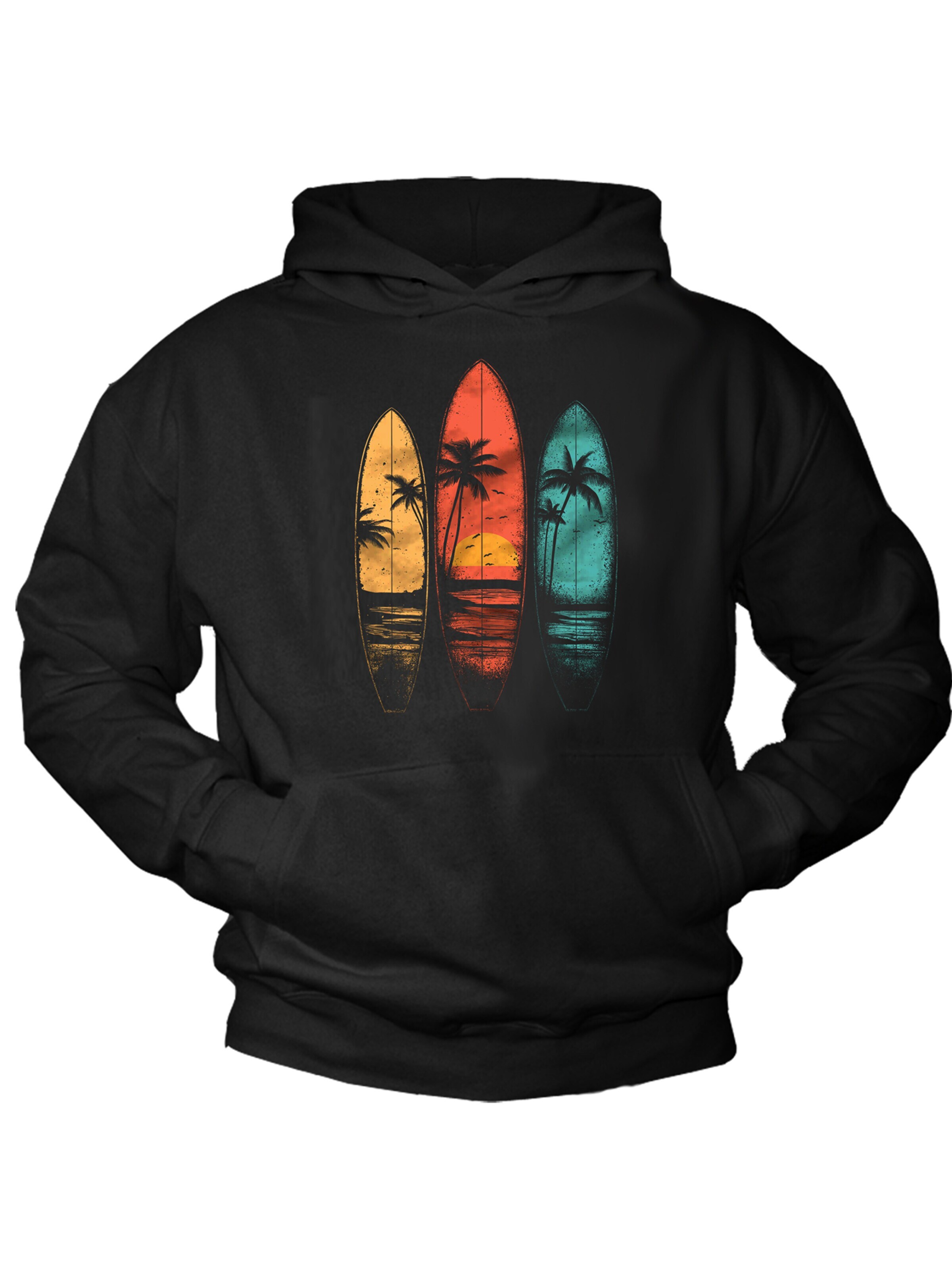 MAKAYA Sweatshirt in Black: front