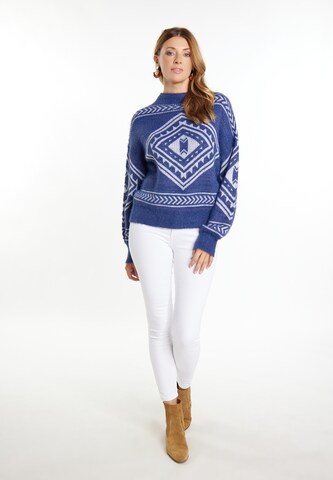 usha FESTIVAL - Pullover 'Rakata' em azul