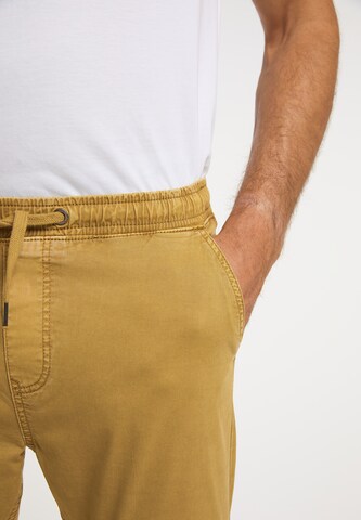 Coupe slim Pantalon chino DreiMaster Vintage en jaune