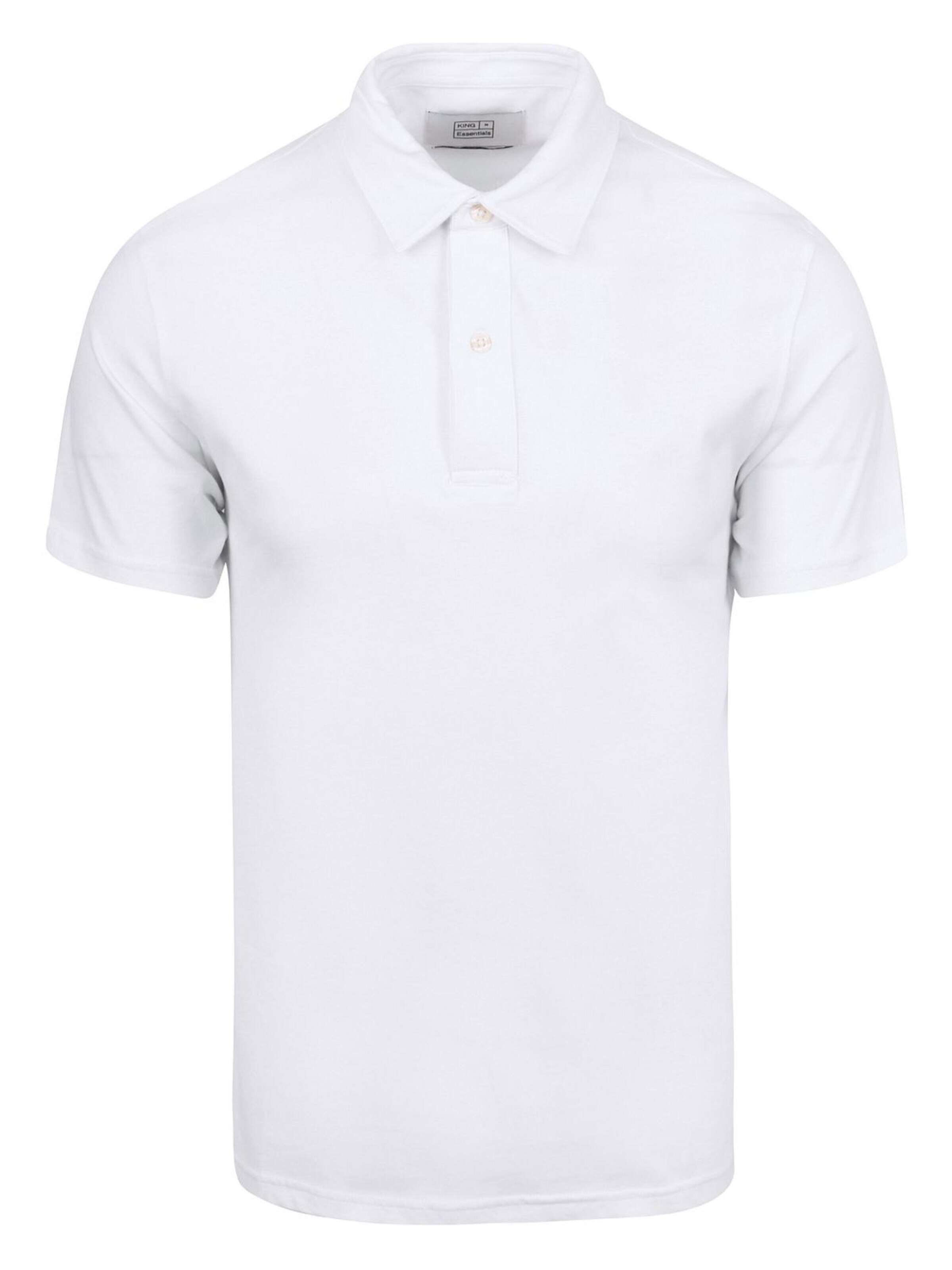 KING Essentials Shirt 'The James' in White: front