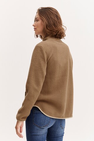 Fransa Fleece Jacket in Brown