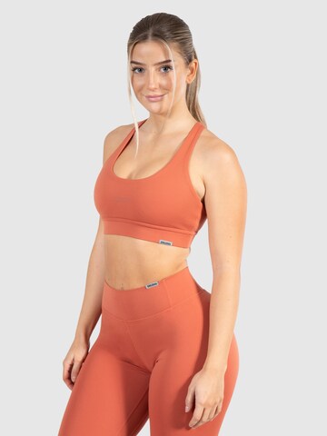 Smilodox Bralette Sports bra 'Advance Pro' in Orange: front
