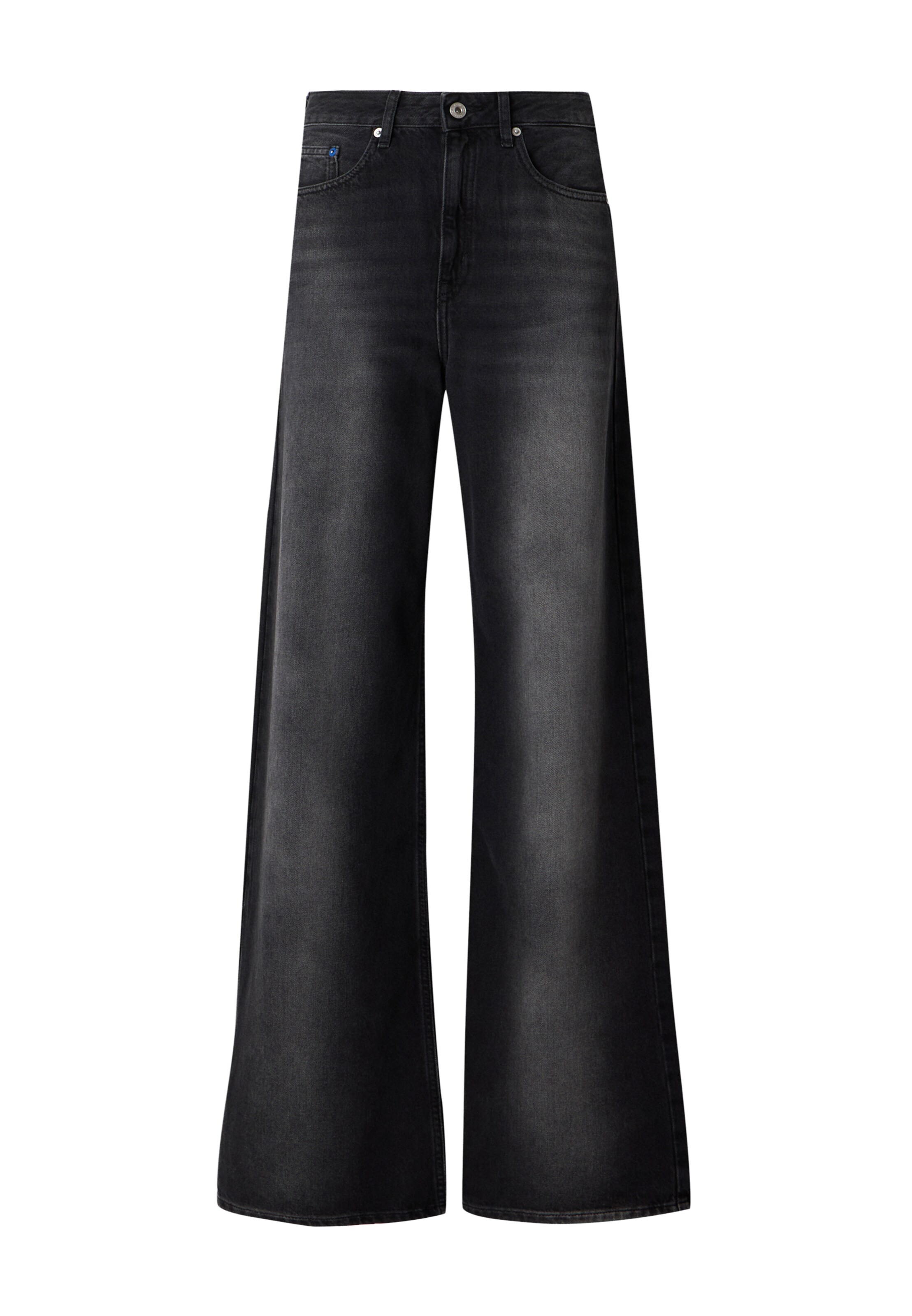 KARL LAGERFELD JEANS Bő szár Farmer - fekete: elől
