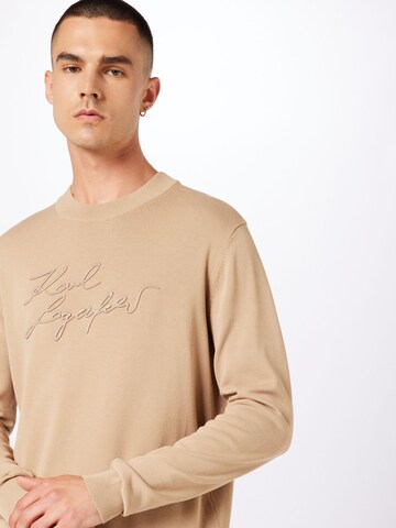 Pull-over Karl Lagerfeld en beige