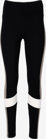 Athlecia Skinny Urheiluhousut 'Comaya' värissä musta: etupuoli