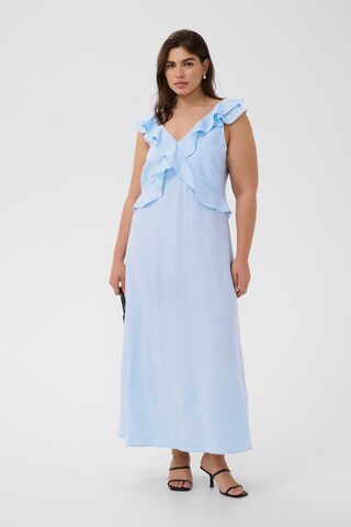 KAFFE CURVE Kjole 'KCruby' i blå: forside