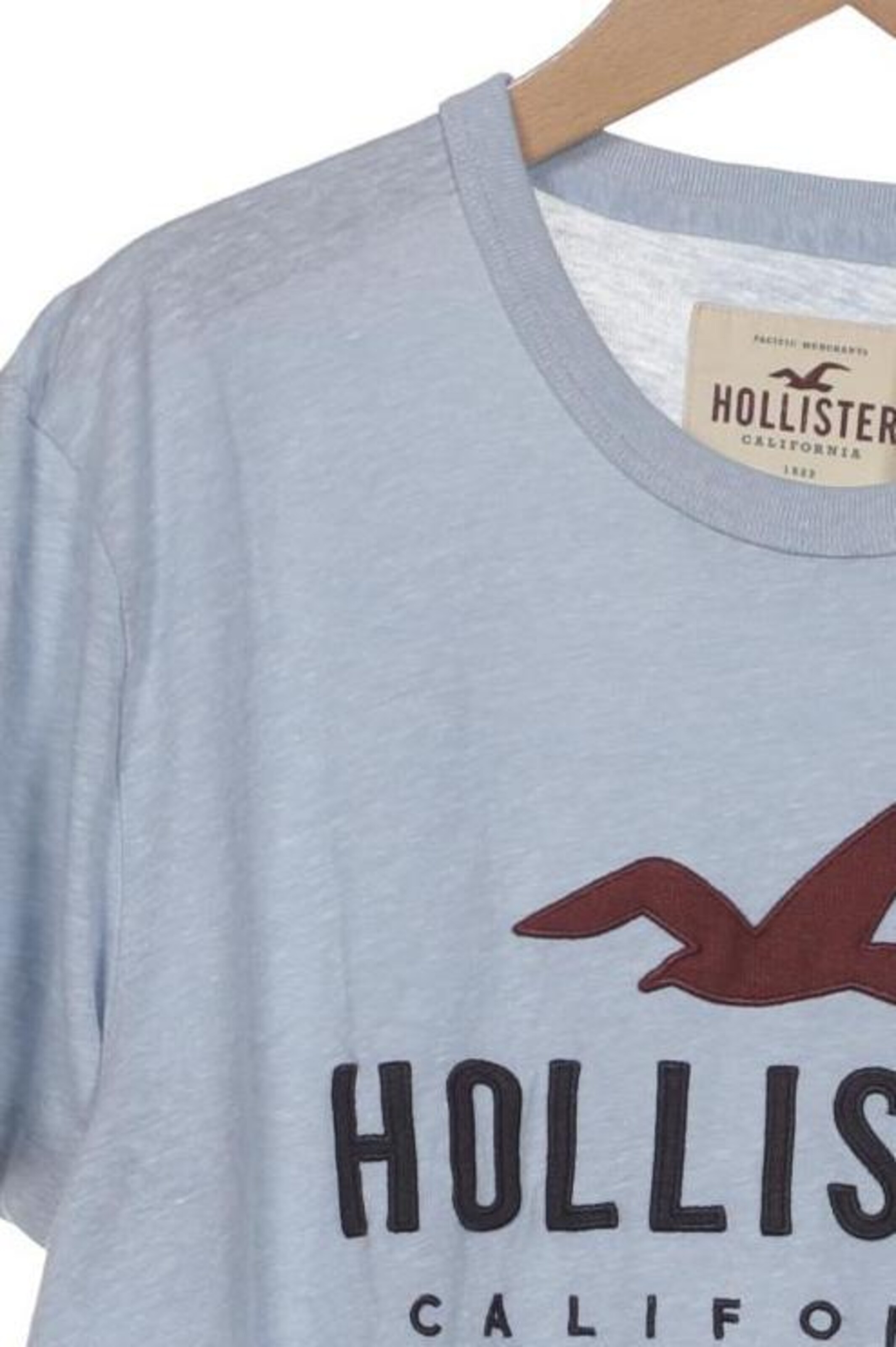 HOLLISTER Shirt in S in Blue