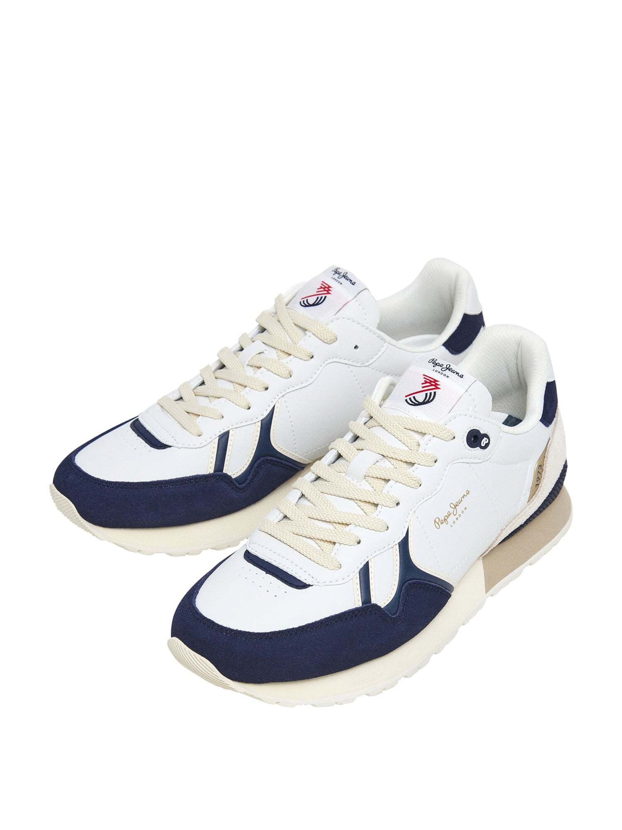 Pepe Jeans Sneakers laag 'Brit Ivy' in Blauw