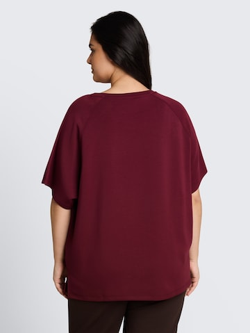 T-shirt Tom Tailor Women + en rouge