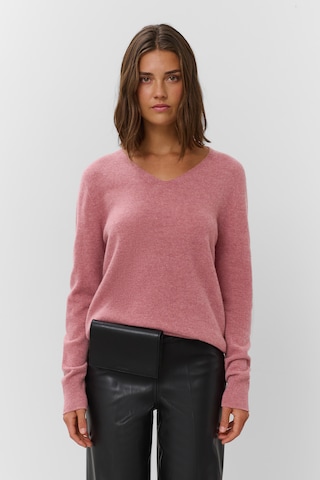 SOAKED IN LUXURY Sweter w kolorze fioletowy: przód