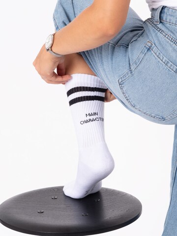 Occulto Sportsocken 'Leo'‌‌‌ in Weiß
