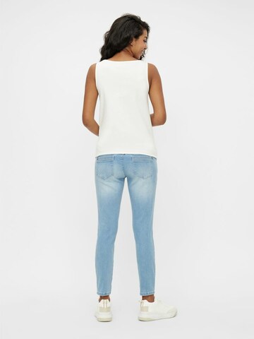 Slimfit Jeans di MAMALICIOUS in blu