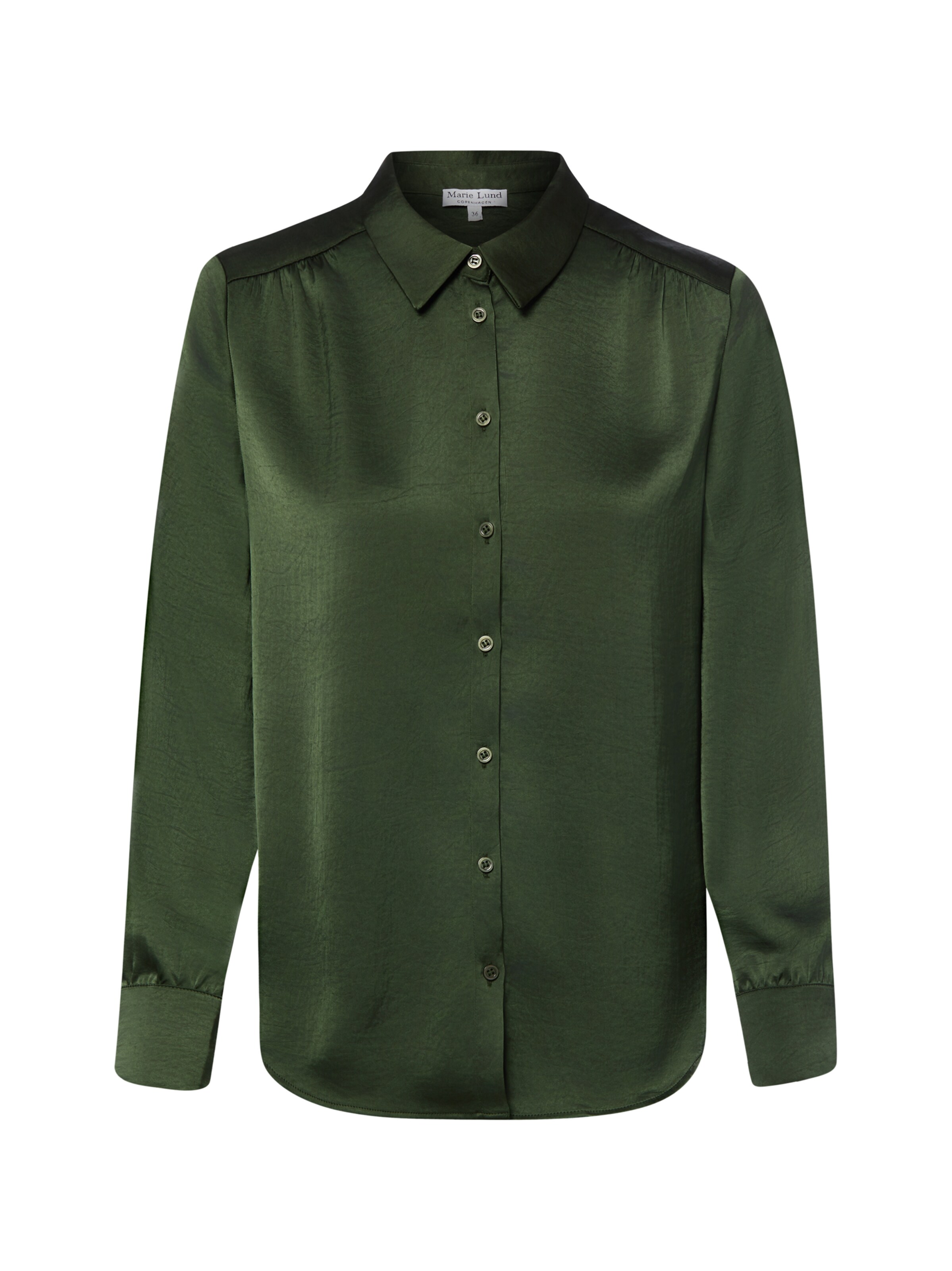 Marie Lund Bluse in XS in oliv, Produktansicht