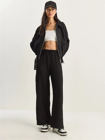 Loosefit Pantalon Bianco Lucci en noir