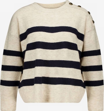 Pull-over 'FRANCINE' Deeluxe en blanc : devant