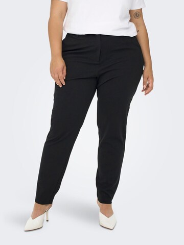 Regular Pantalon ONLY Carmakoma en noir : devant