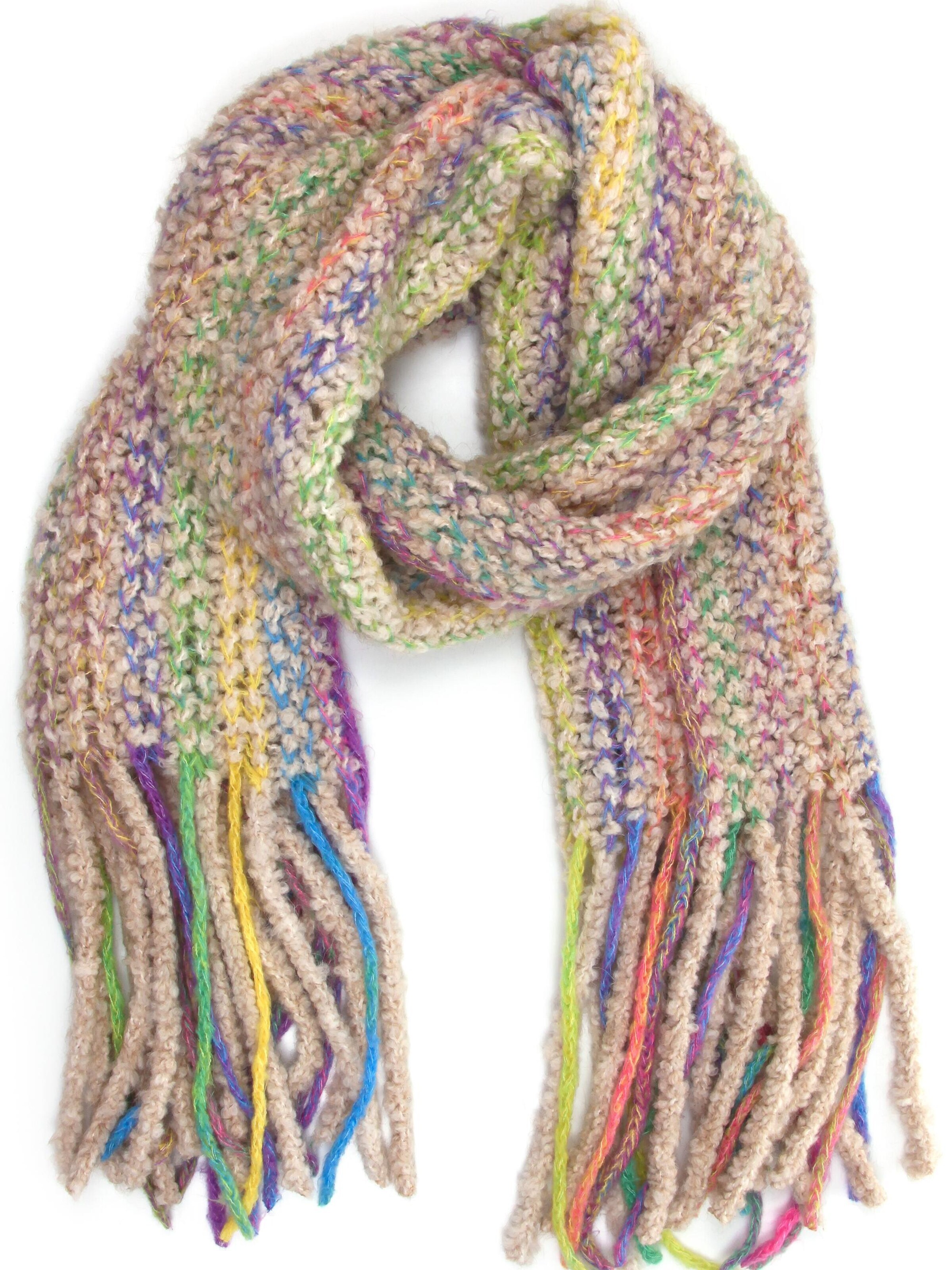 COLLEZIONE ALESSANDRO Scarf 'Chadia' in Beige
