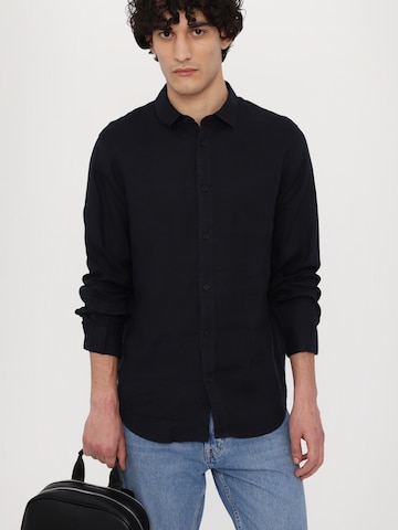 Regular fit Camicia di ARMANI EXCHANGE in blu