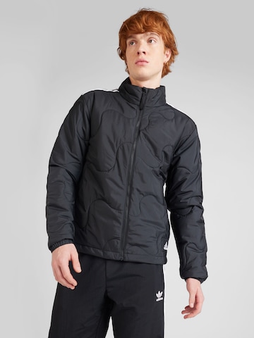 ADIDAS SPORTSWEAR Športna jakna 'Nuganic' | črna barva: sprednja stran