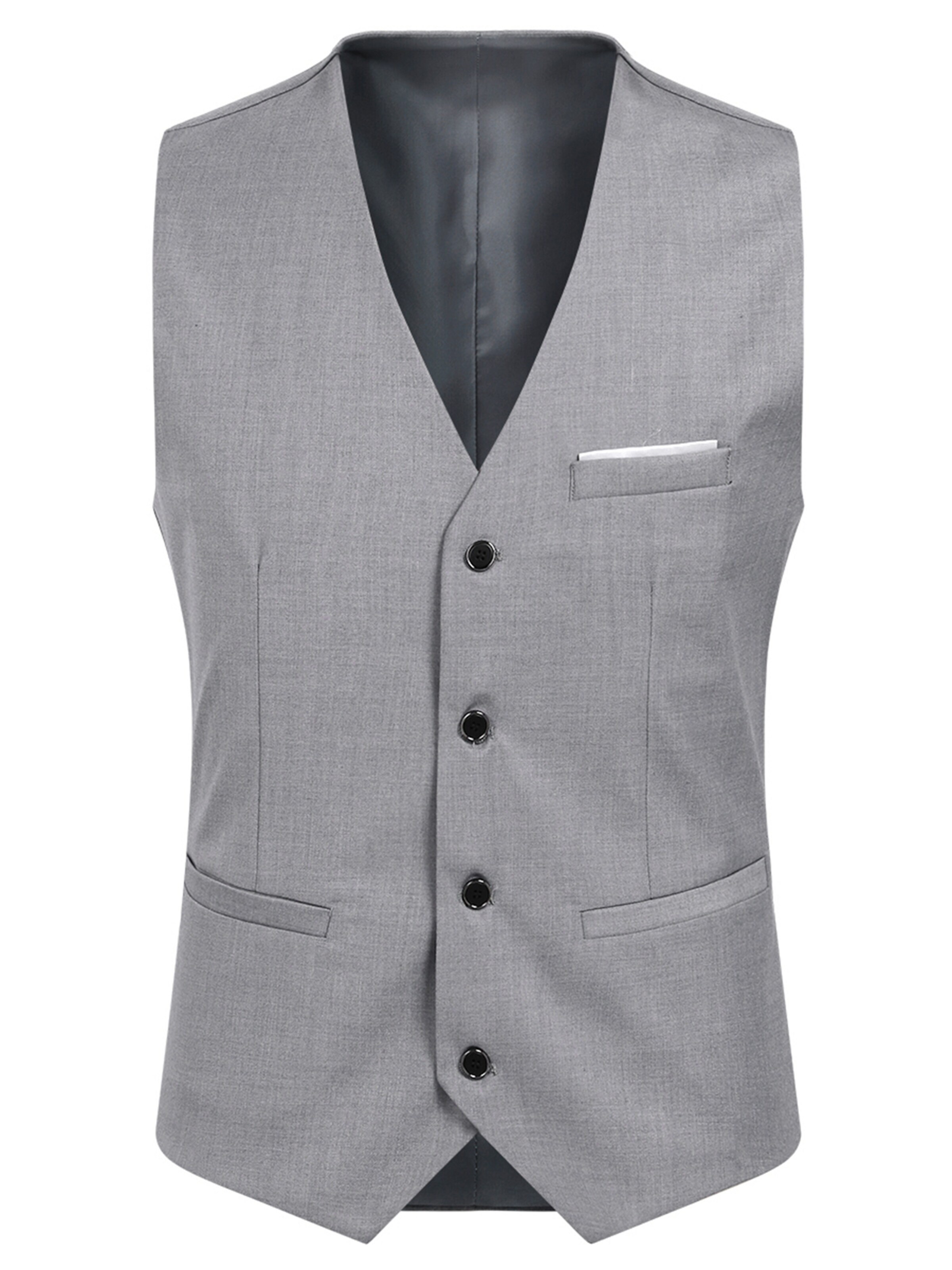 YOUTHUP Slim fit Suit 'Drittel' in Grey