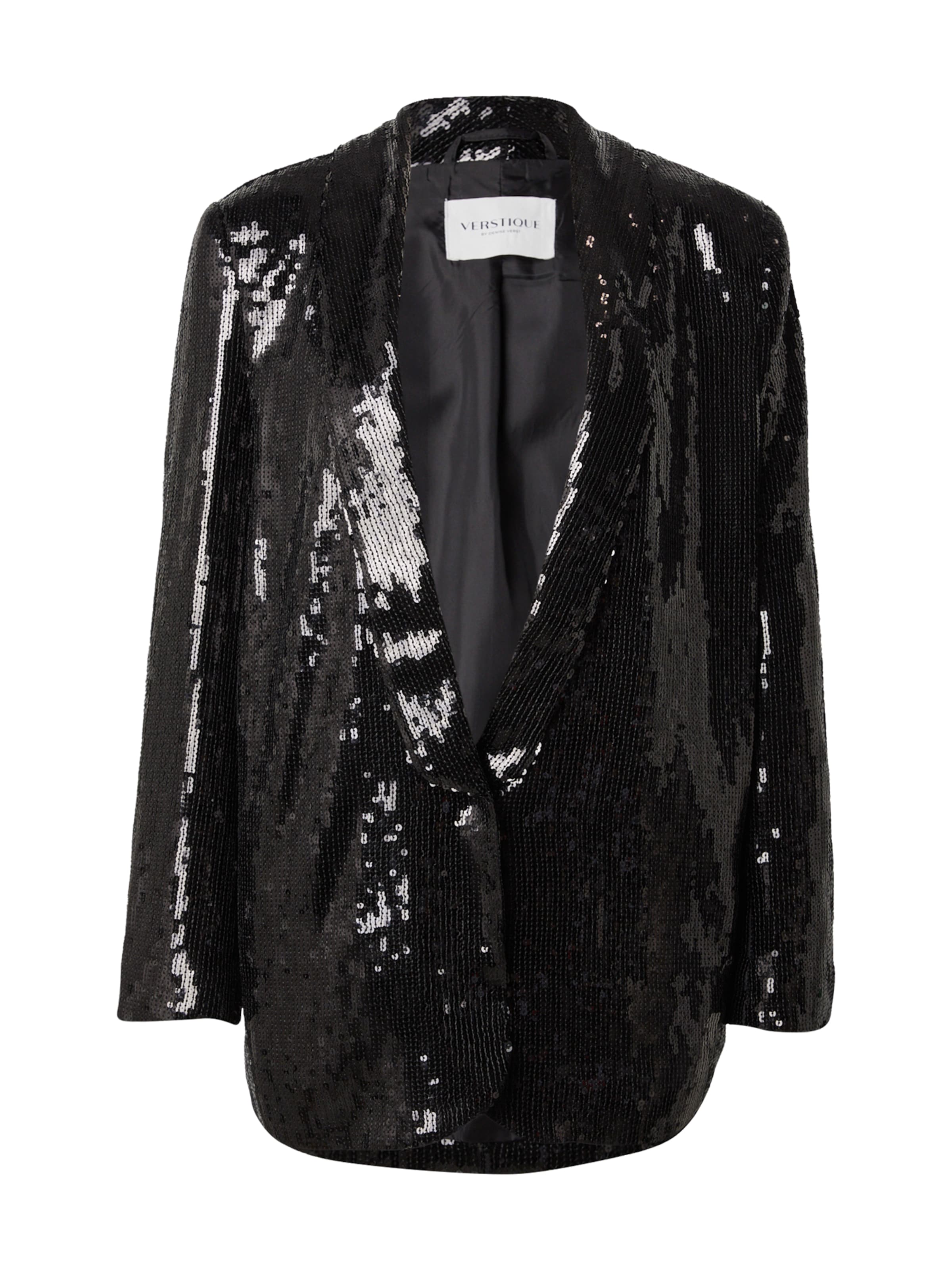 Sacou de la VERSTIQUE pe negru: față