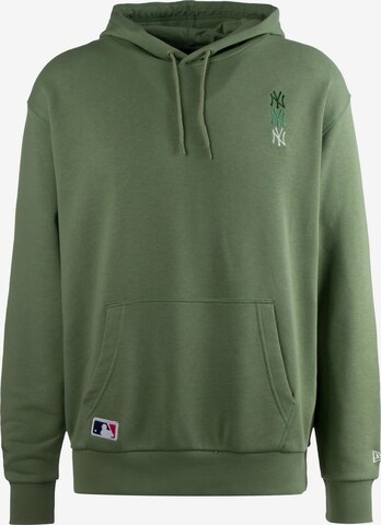 NEW ERA Sweatshirt in Green: front