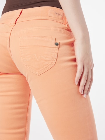 Pepe Jeans Normalny krój Jeansy 'VENUS' w kolorze pomarańczowy