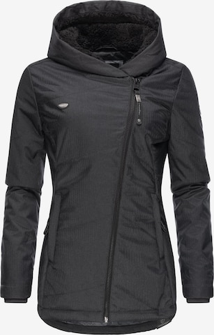 Ragwear Winter Jacket 'Gordon' in Grey: front