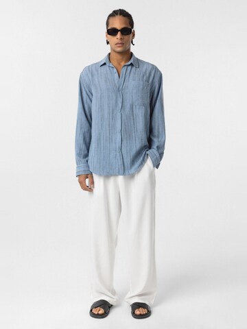 Dandalo Comfort fit Button Up Shirt in Blue