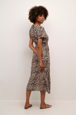 Robe 'Lina' Cream en marron