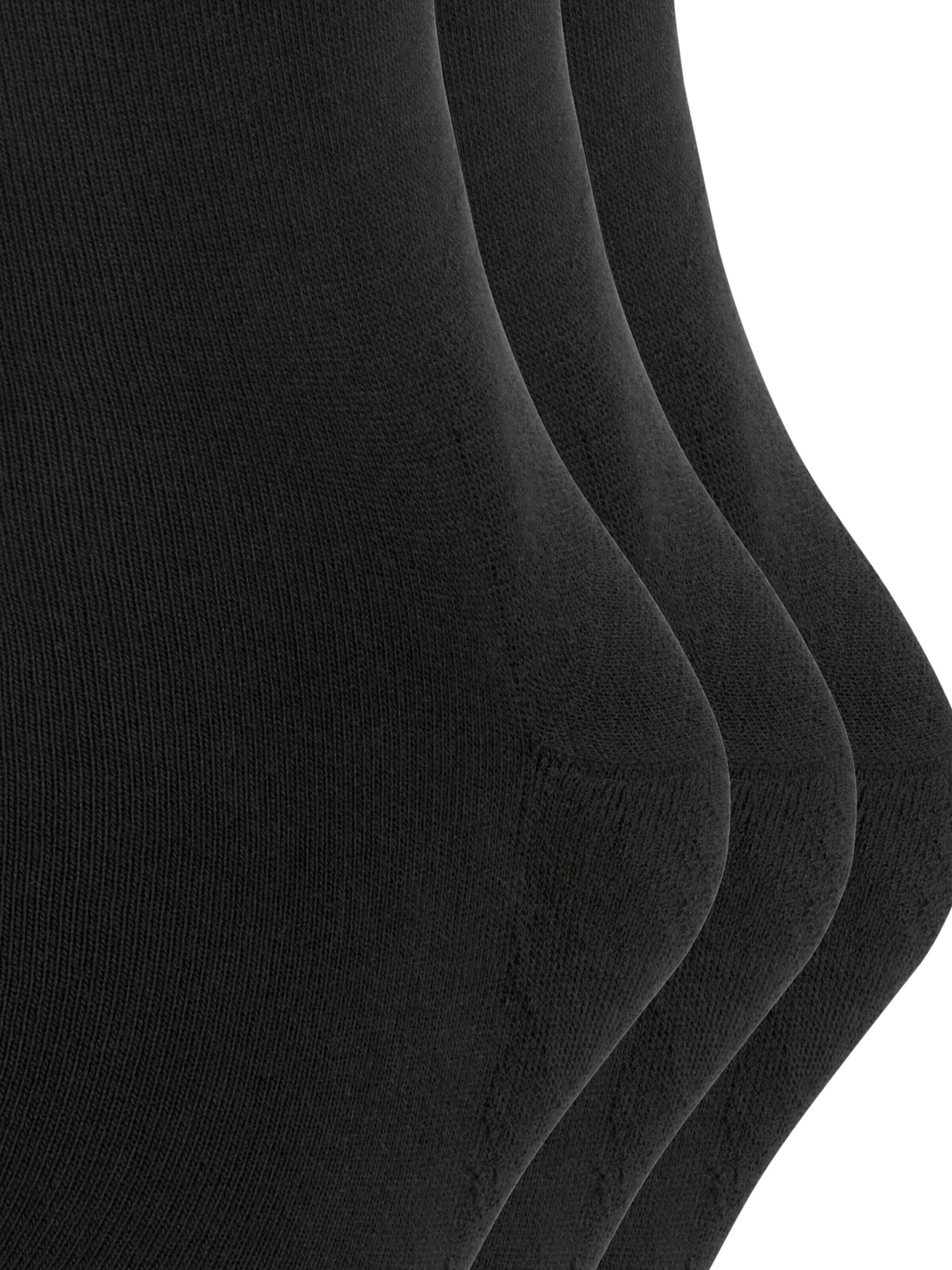 FALKE Socks 'Run 3-Pack' in Black