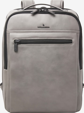 Borsa per laptop 'Nappa X Victor' di Castelijn & Beerens in grigio: frontale