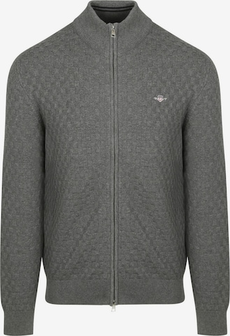 Vestes en maille GANT en gris : devant
