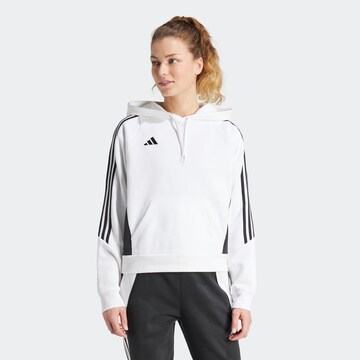 ADIDAS PERFORMANCE Sportsweatshirt 'Tiro 24' in Weiß: Vorderseite