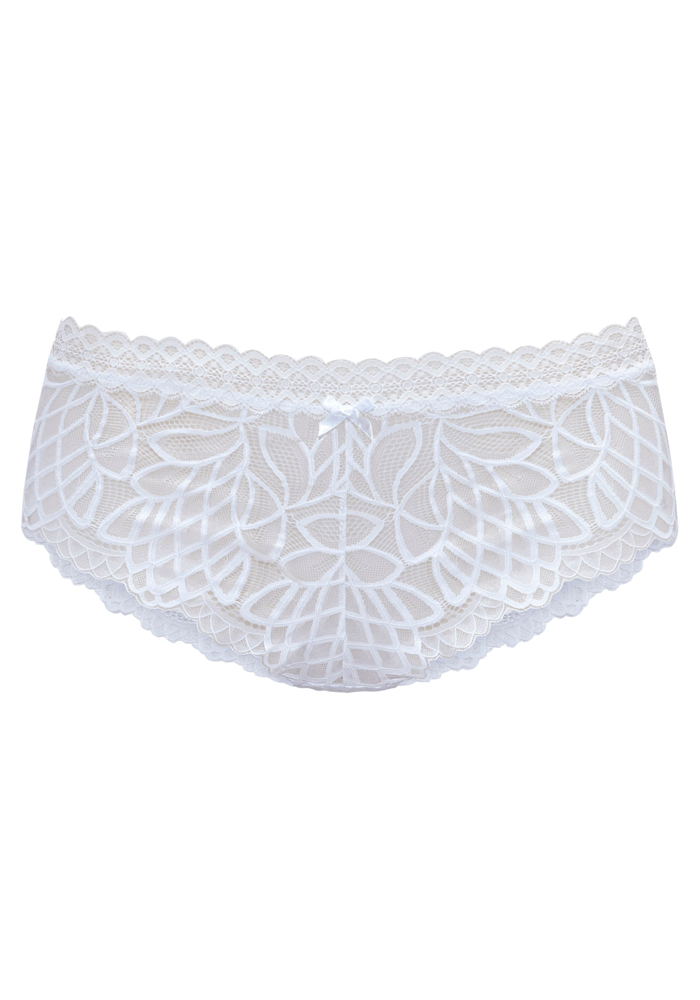 LASCANA Spodnje hlačke | bela barva: sprednja stran