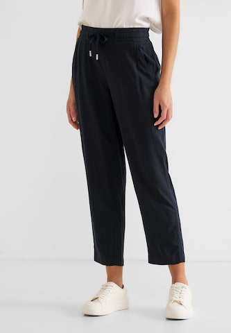 STREET ONE Boot cut Pants in Blue: front