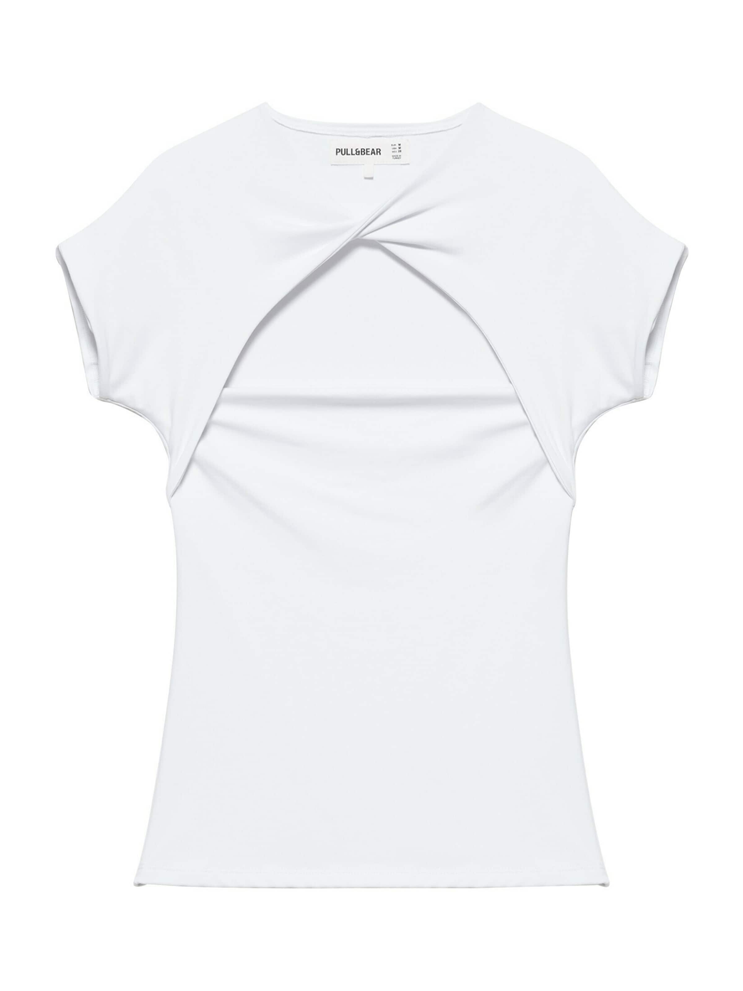 Pull&Bear Shirts i XS i hvid, Produktvisning