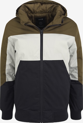 !Solid Between-Season Jacket in Blue: front