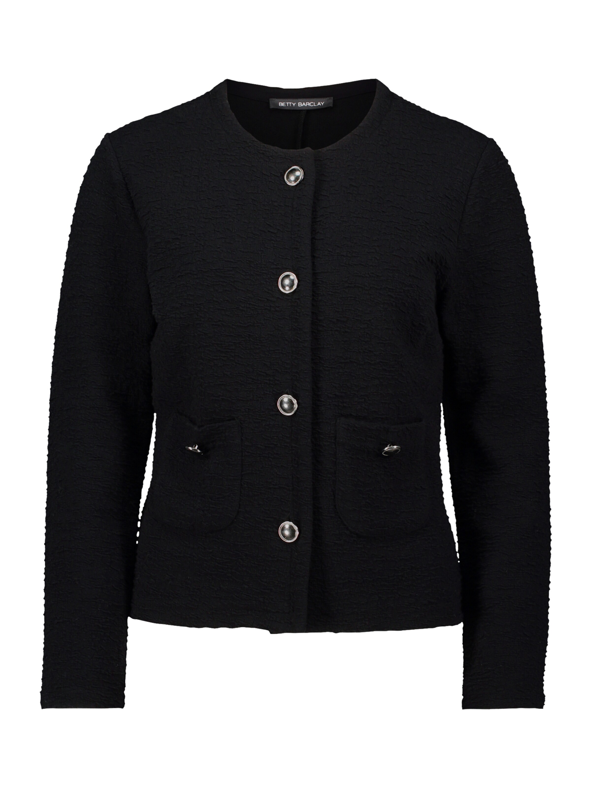 Betty Barclay Sweatjacke in Schwarz: Vorderseite