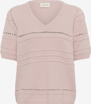 Cream Svetr 'Poppi' – pink: přední strana