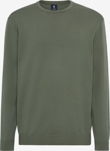 Pull-over Boggi Milano en vert : devant