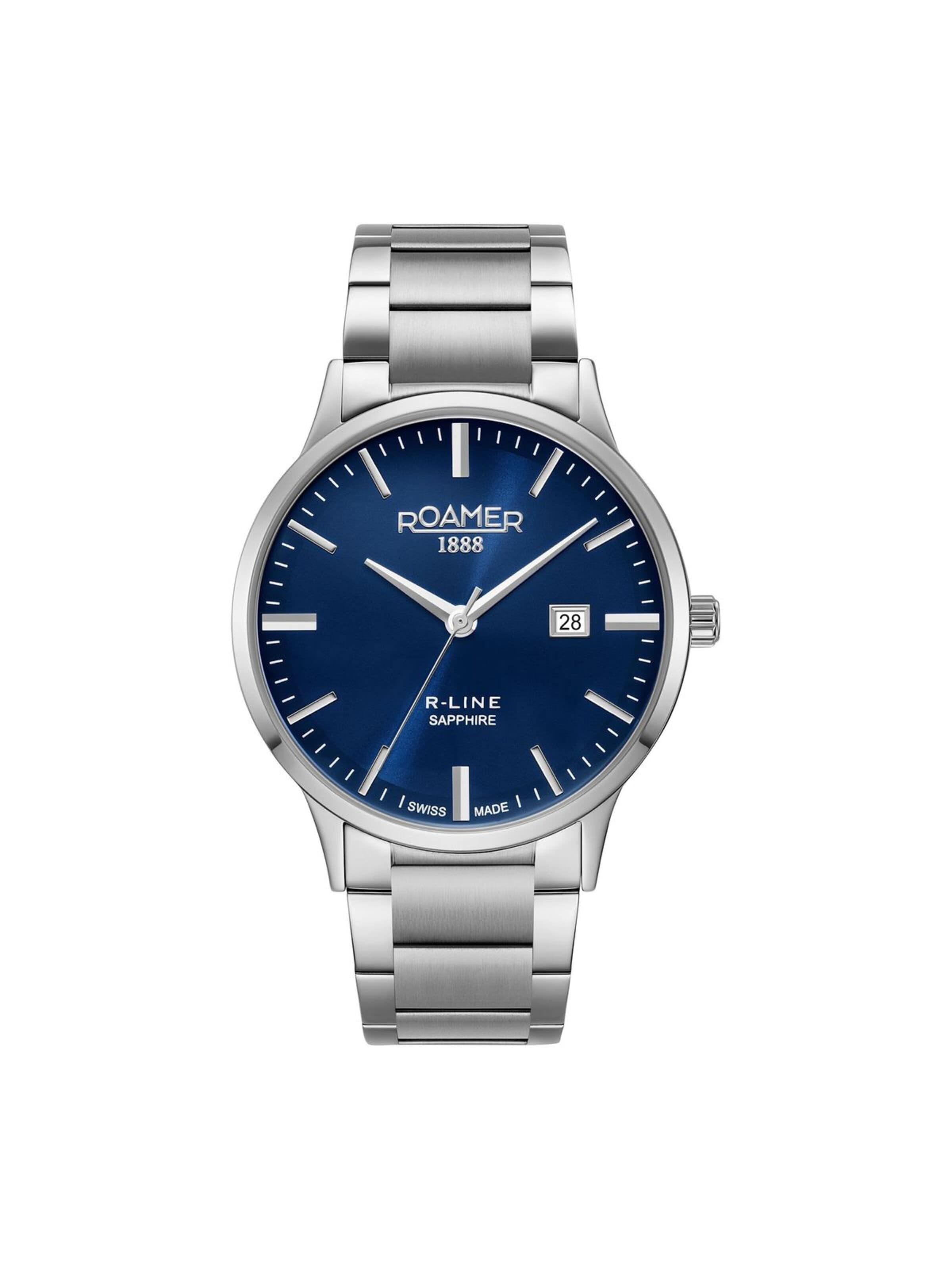 Roamer Analoguhr‌ in Blau: Vorderseite