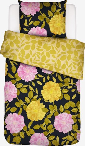 ESSENZA Bettwäsche 'Bloom with a view' in Schwarz: Vorderseite