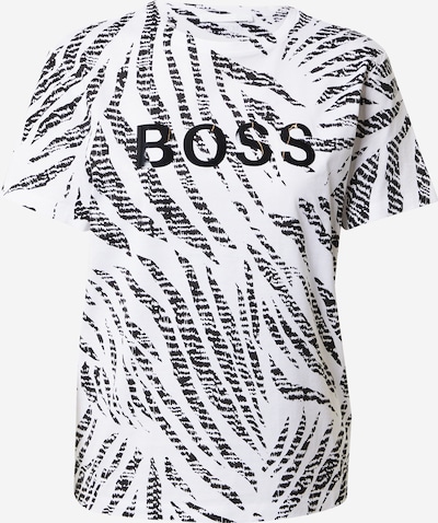 BOSS T-shirt 'Elizera' en noir / blanc, Vue avec produit