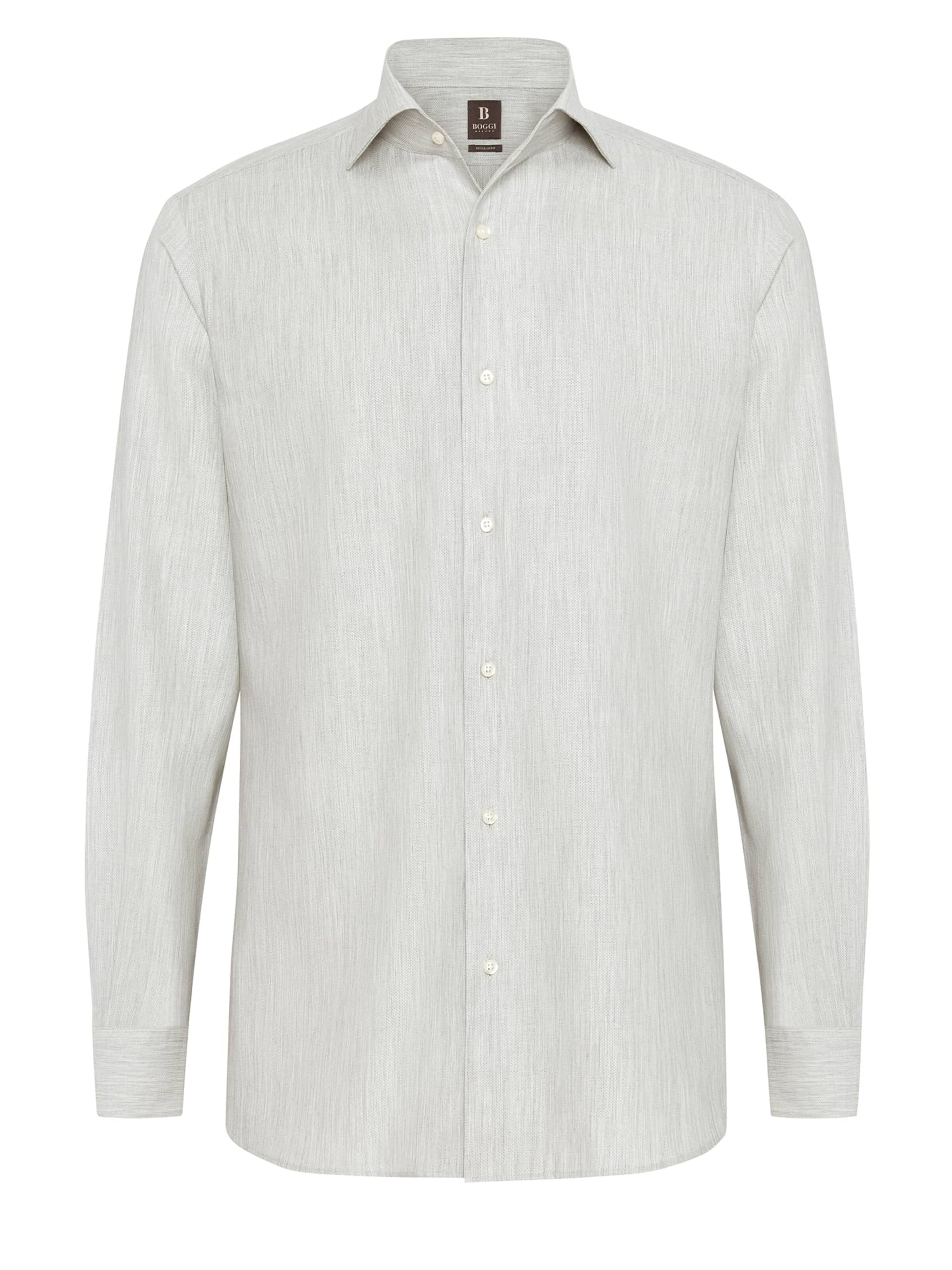 Boggi Milano Regular Fit Paita värissä harmaa: etupuoli