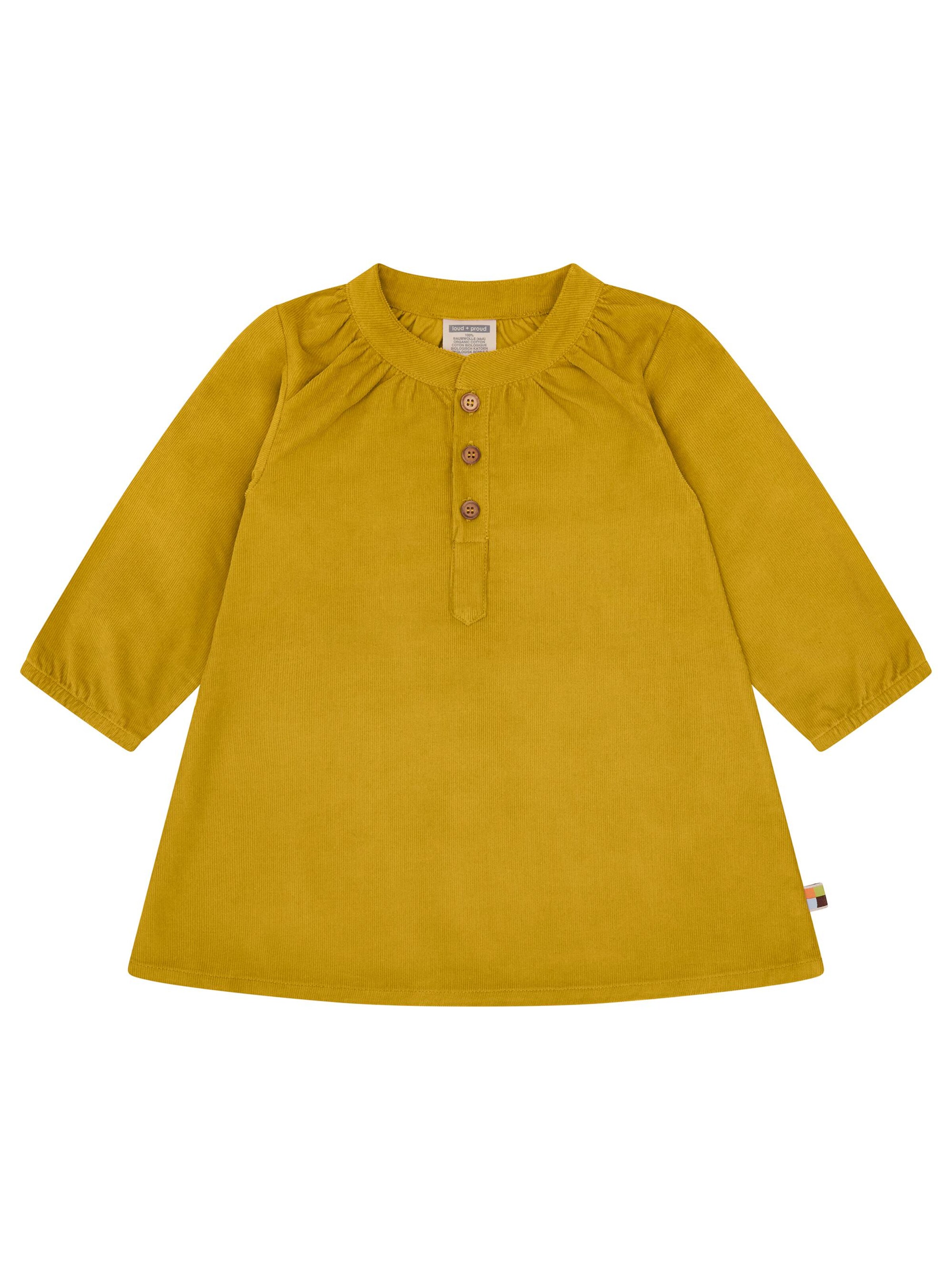 loud + proud Dress in Yellow: front