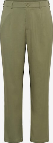 KAFFE CURVE Loosefit Broek 'KCmerla' in Groen: voorkant