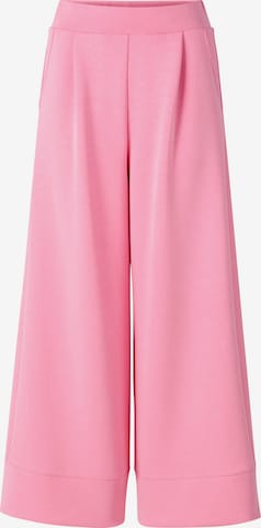 Rich & Royal Wide Leg Bundfaltenhose in Pink: predná strana