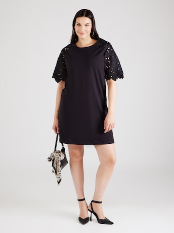 ONLY Carmakoma Jurk 'CARGloria' in Zwart: voorkant