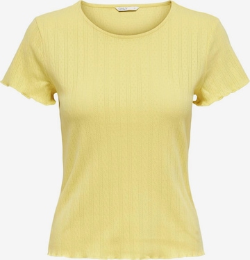 Maglietta di ONLY in giallo: frontale